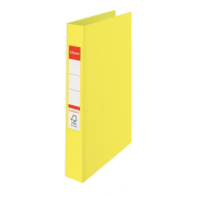 Zakladač 2-krúžkový Esselte Colour&#39;Ice celoplastový 2,5cm žltý