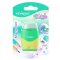 Strúhadlo KEYROAD Pastel color collection! plastové s dvomi otvormi, gumou blister mix farieb