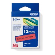Samolepiaca páska Brother TZe-431 12 mm červená/čierna