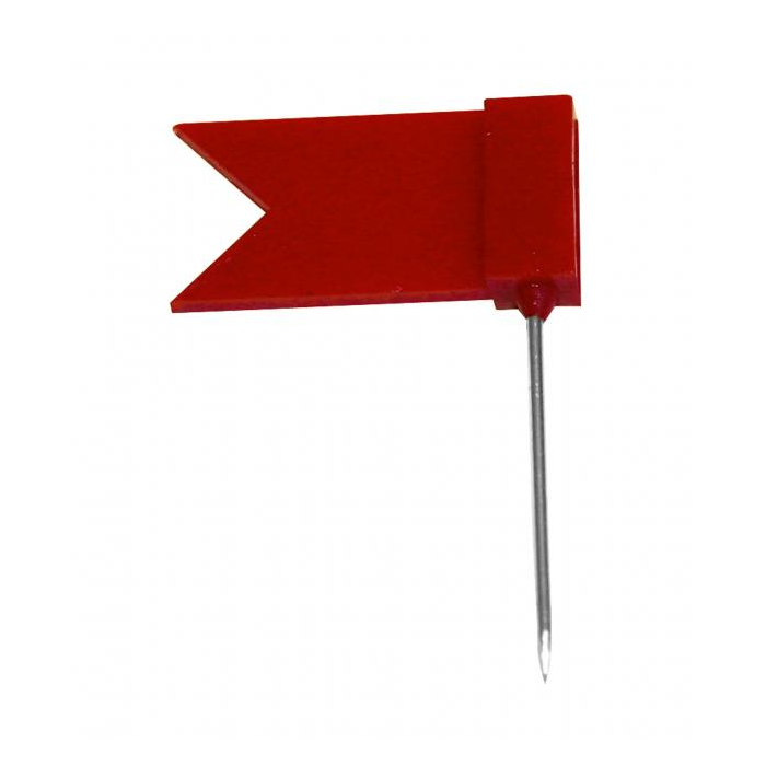 Napichovacie špendlíky zástavky červené 25ks | SLOVPAP SLOVAKIA -  veľkoobchod s papierom