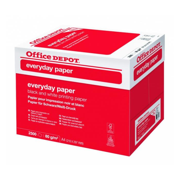Kopírovací papier Office Depot Everyday A4, 80g 2500 listov