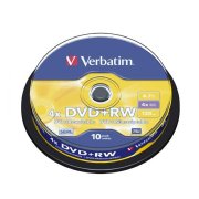 Verbatim DVD+RW 4x 4,7GB cake 10 ks