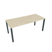 Rokovací stôl Uni, 180x75,5x80 cm, agát/čierna