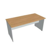 Rokovací stôl Gate, 160x75,5x80 cm, dub/sivá
