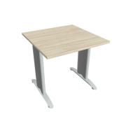Rokovací stôl Flex, 80x75,5x80 cm, agát/kov